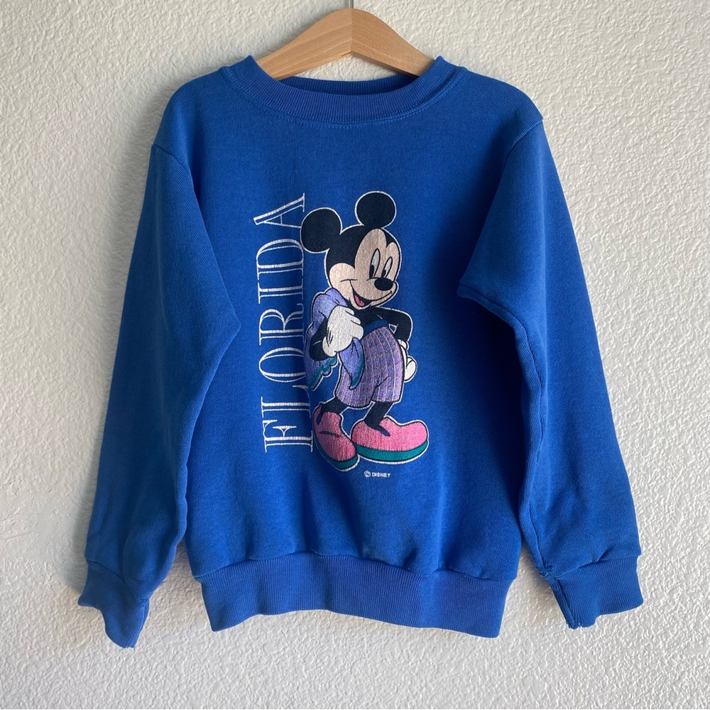Vintage Mickey Mouse Florida Sweatshirt Youth XS (2-4)